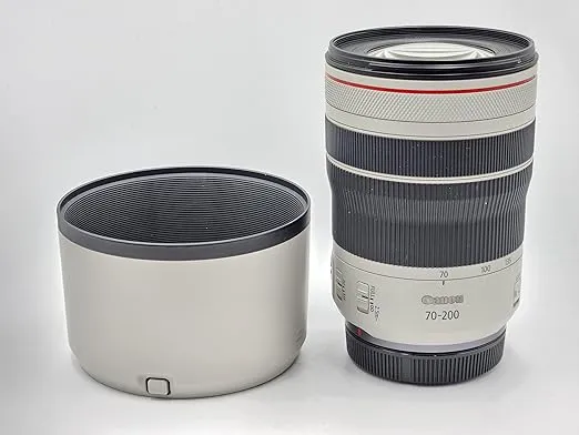 Canon RF70-200mm F4 L is USM Lens, Telephoto Zoom Lens, Compatible with EOS R Series Mirrorless Cameras, White