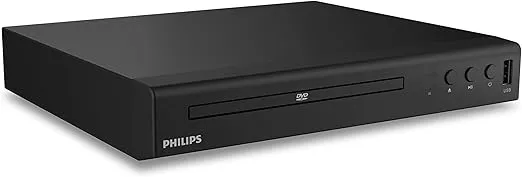 Philips EP200 Multi Zone Region Free DVD Player - 1080P HDMI - PAL/NTSC Conversion - USB 2.0 - A/V Output & Remote Control