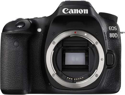 Canon EOS 80D Digital SLR Camera Body (Black) (Renewed)