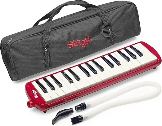 Stagg MELOSTA32 RD Melodica, Red