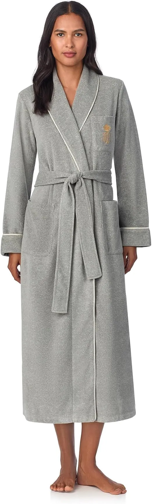 Lauren Ralph Lauren womens Dalton Fleece Robe