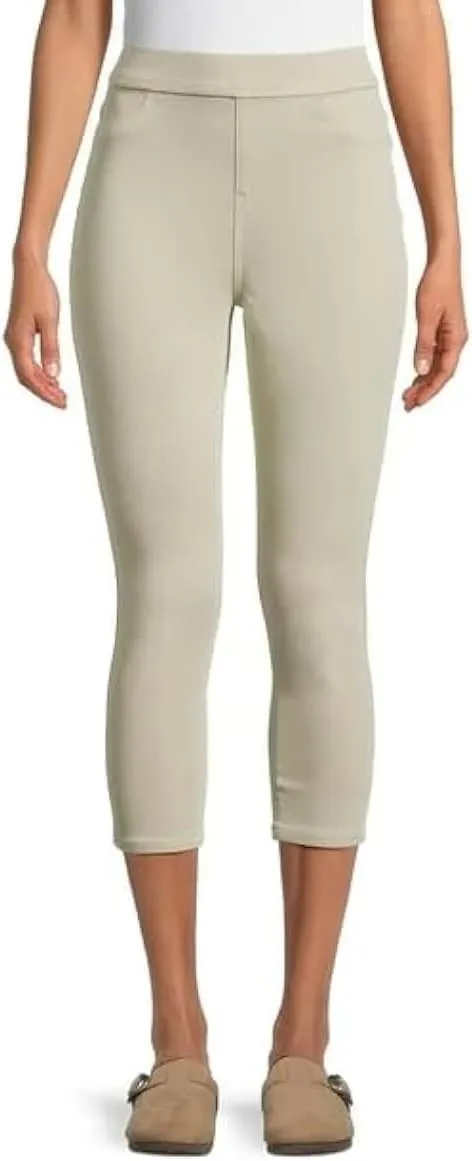 Time and Tru Women's Pull on Capri Jeggings