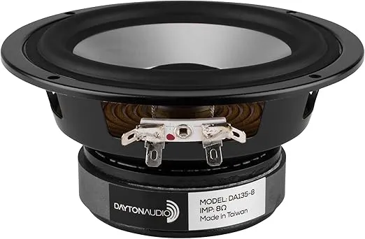 Dayton Audio DA135-8 5-1/4" Aluminum Cone Woofer