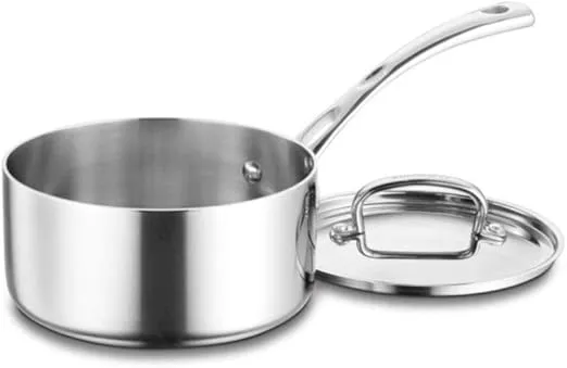 Cuisinart FCT193-18 French Classic Tri-Ply Stainless 3-Quart Saucepot with Cover