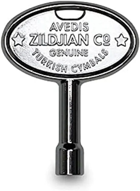 Avedis Zildjian Company Chrome w Trademark Drum Key (ZKEY)