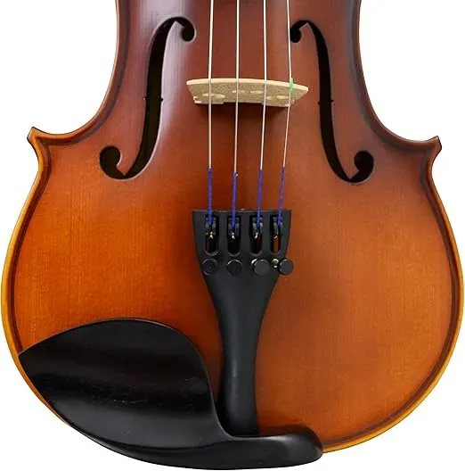 Bunnel Premier Violin Clearance Outfit 4/4 Full Size - Carrying Case and Accessories Included - Solid Maple Wood and Ebony Fittings By Kennedy Violins