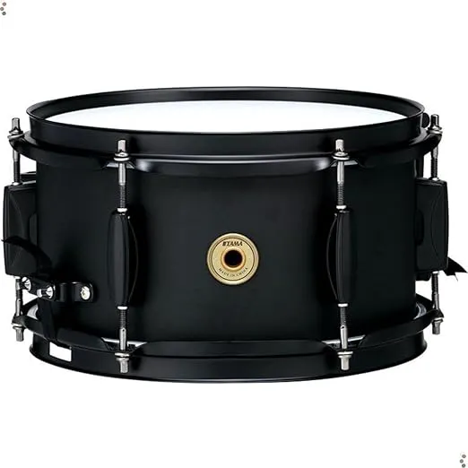 Tama Steel Snare Drum - 5.5 Inches X 10 Inches - Black Black