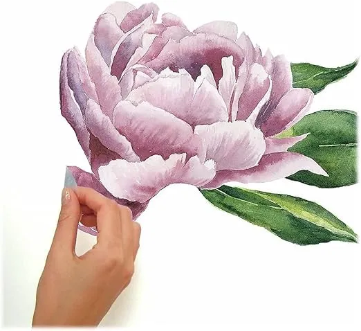 RoomMates RMK3893GM Large Peony Peel and Stick Giant Wall Decals