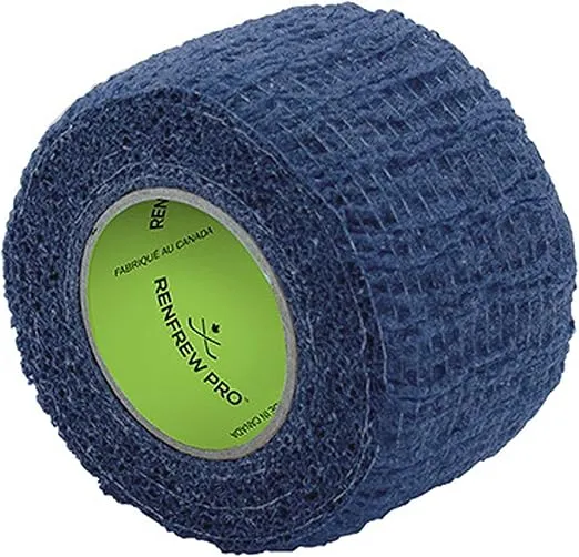Renfrew Stretchrap Grip Tape Scapa Hockey Stick, 1 Roll (1.5"/6yds, Blue)