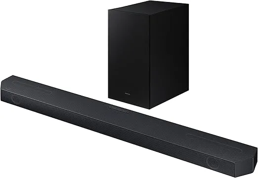 SAMSUNG HW-Q600C 3.1.2ch Soundbar w/Dolby Audio, Q-Symphony, Adaptive Sound, HDMI eARC, Game Mode Pro, Bluetooth, Acoustic Beam, Tap Sound