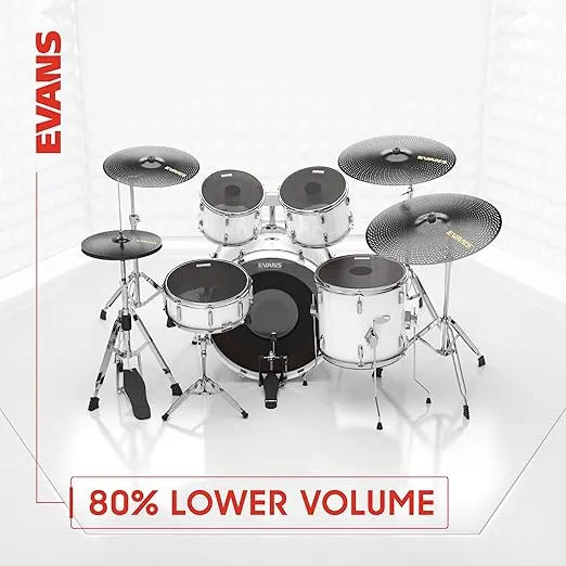 Evans Drum Heads - dB One Drum Head - Reduces Volume - Balanced, True-to-Kit Tones - 10 inch