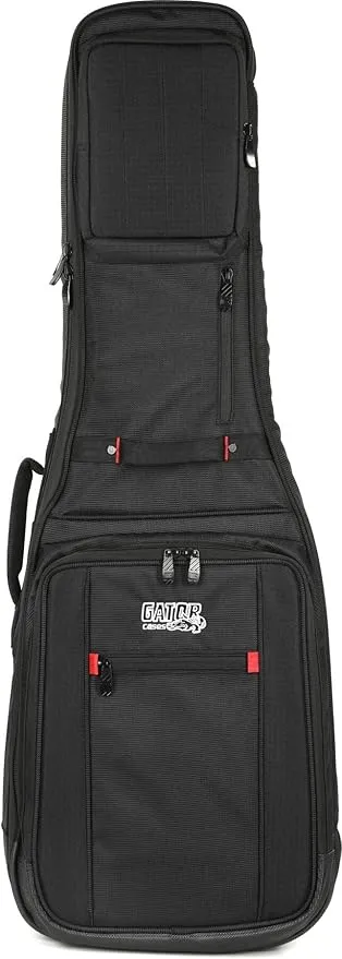 Gator Cases Pro-Go Ultimate Double Guitar Gig Bag; Holds (2) Electric Guitars (G-PG ELEX 2X)