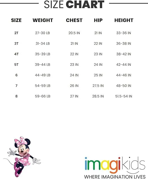 Disney Minnie Mouse Fleece Sweatshirt and Pants Outfit Set Newborn to Big Kid Sizes (Newborn - 14-16)