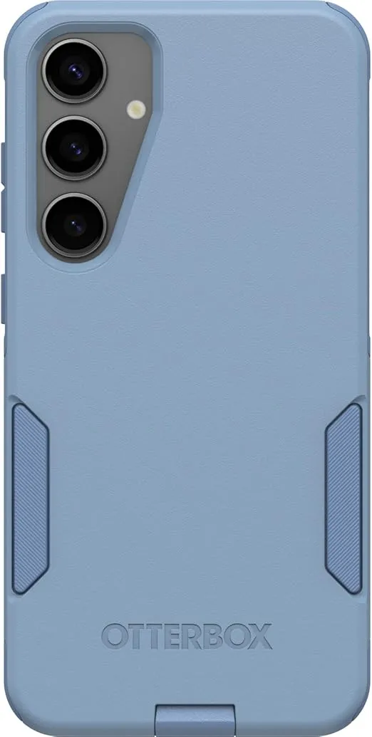 OtterBox Samsung Galaxy S24+ Commuter Series Case - Crisp Denim (Blue), Slim & Tough, Pocket-Friendly, with Port Protection