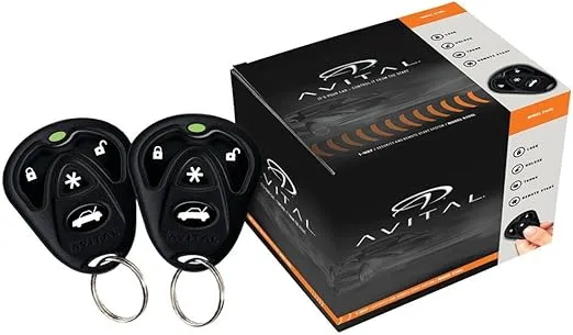 Avital 5105L Remote Start and Security System with 1-Way Remote