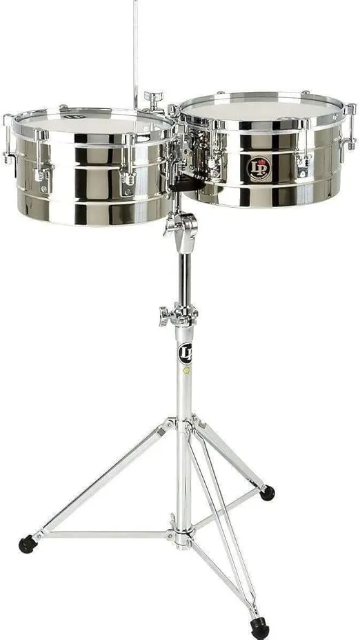 Latin Percussion LP255-S Timbal Stainless Steel