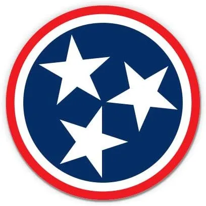 GT Graphics Express Tennessee Stars - Vinyl Sticker Waterproof Decal