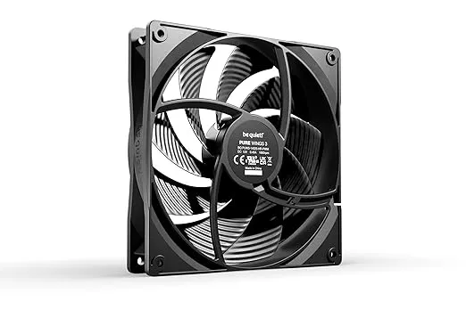 be quiet! Pure Wings 3 140mm Quiet PWM High-Speed Case Fan | Speed-regulating Closed Loop Motor| Extraordinary Air Pressure | BL109