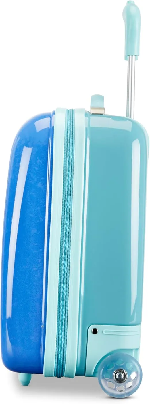 American Tourister Unisex Kid's Disney Hardside 18’’, Blue, Carry-On 20-Inch