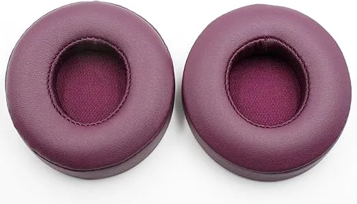 Replacement Ear Pads Compatible with Beats by Dre Solo3/Solo2 Wired/Wireless A1796/B0534 Headphones Ear Pads (POP Magenta)