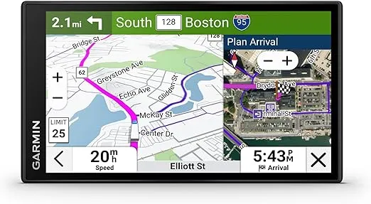 Garmin dēzl™ OTR620, High-Res 6” GPS Truck Navigator, Custom Truck Routing, Satellite Imagery, Wind Speed, Community-Shared Loading Docks, Truck Entrances & Parking Availability, Popular Truck Paths