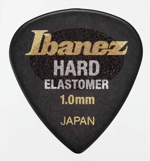 IBANEZ BEL16HD10SHBK Soft Elastomer Picks Hazed Black Pack of 3