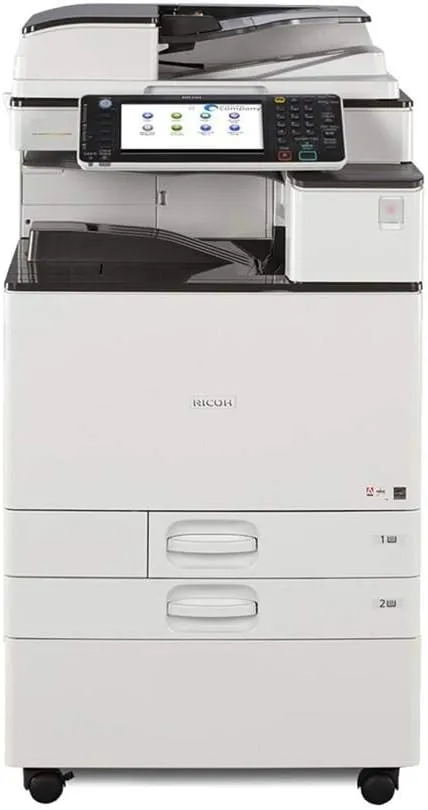 Ricoh Aficio MP C3503 A3 Color Laser Multifunction Copier - 35ppm, Copy, Fax, Print, Scan, Auto Duplex, Network, 4 Trays, Stand and Comes with Pre-Installed Postscript 3 Supplement (Renewed)