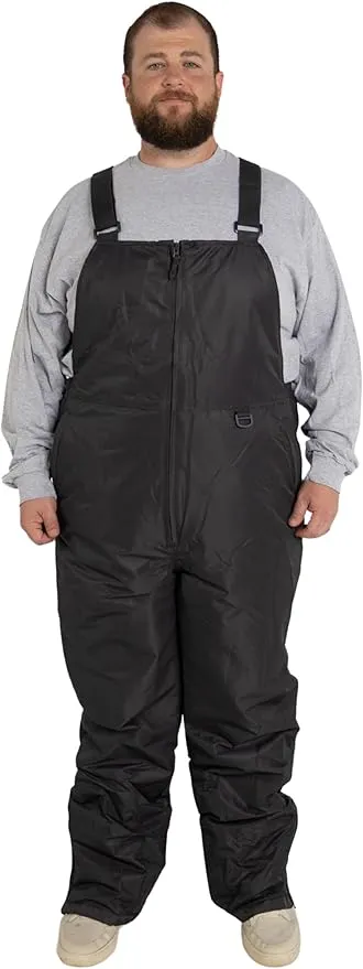 Mens Big and Regular S-7XL Higher Front Skiing Snow Bibs Overalls