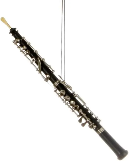 Broadway Gifts Black Music Oboe Musical Instrument Ornament - Oboe Christmas Ornament for Musicians