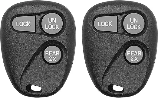 Key Fob Replacement for 1997 1998 1999 Chevrolet Tahoe Car Remote Keyless Entry FCCID:ABO1502T, 16245100-29, 16245102 ;by AUTO KEY MAX (2)