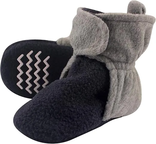 Hudson Baby Unisex-Child Cozy Fleece Booties Winter Accessory Set