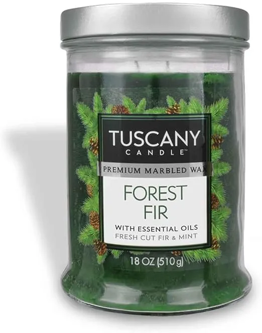 Tuscany Candle Forest Fir® Long-Lasting Scented Jar Candle, 18 oz