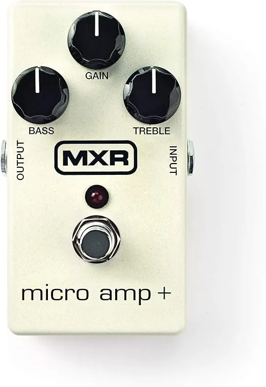 Jim Dunlop MXR M233 Micro Amp + Guitar Effects Pedal