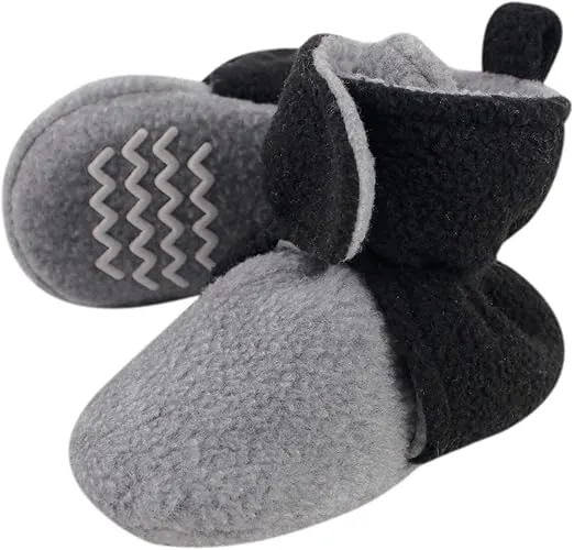 Hudson Baby Unisex-Child Cozy Fleece Booties Winter Accessory Set