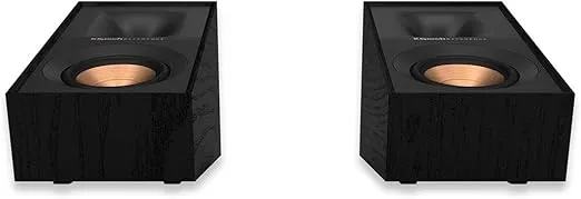 klipsch Reference Next Generation R-40SA Dolby Atmos High-Performance, Horn-Loaded Elevation Surround Speaker Pair for Best-in-Class Immersive Home Theater in Black