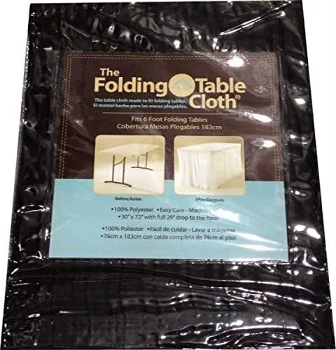 Kirkland Supplies/Tableware/Apron/Kitchen Fabric/Tablecloth, 30" x 72", Black