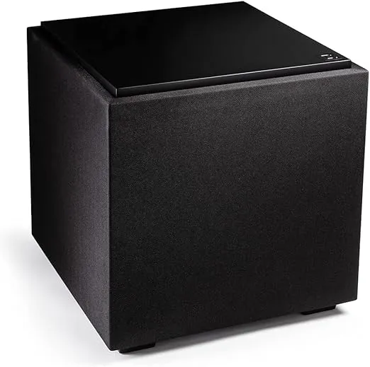 Definitive Technology Descend DN10 10" Subwoofer - Digitally Optimized for Movies and Music, New 3XR Architecture, 500W Peak Class D Amplifier & (2) Pressure-Coupled 10" Bass Radiators, Black