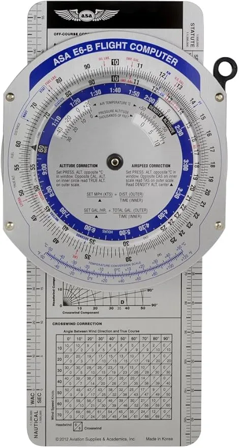 ASAs Color E6B Flight Computer