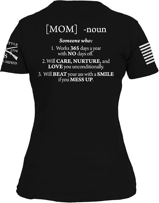 Grunt Style Mom Defined Women's T-Shirt Black