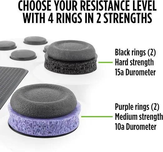 KontrolFreek Precision Rings | Aim Assist Motion Control for PlayStation 4 (PS4), PS5, Xbox One, XBX, Switch Pro & Scuf Controller (Black/Purple)