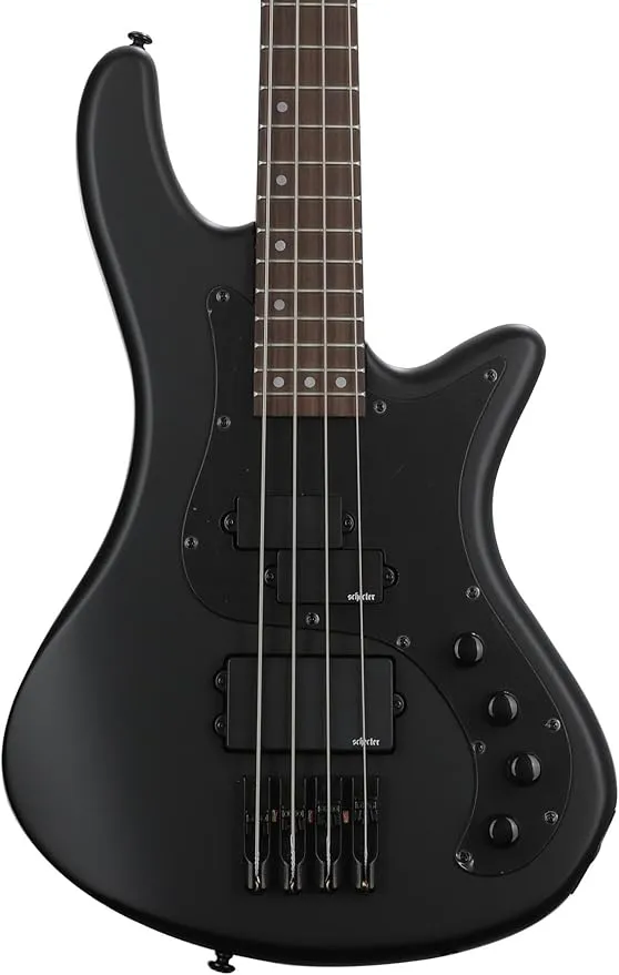 Schecter Stiletto Stealth - Satin Black, 4-String