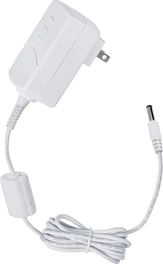 Sangean ADP-PRD18WH Switching Power AC Adapter for Models PR-D18, PR-D4W and CL-100 (White), 1.8 x 1.5 x 2.2 inches