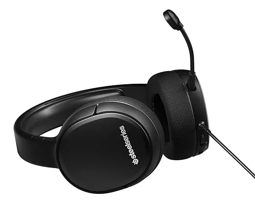 SteelSeries Arctis 1 Wired Gaming Headset – Detachable ClearCast Microphone – Lightweight Steel-Reinforced Headband – for Xbox, PC, PS4, Nintendo Switch and Lite, Mobile (Renewed)