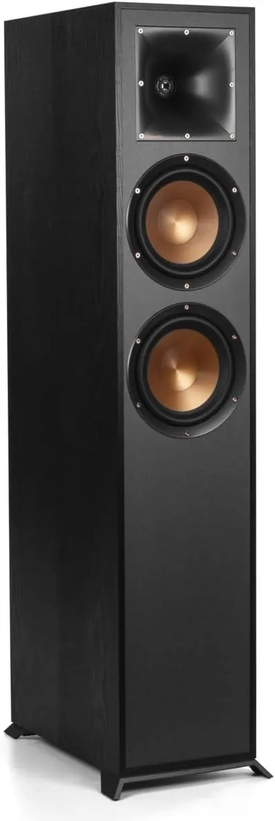 Klipsch Reference 5.1 Home Theater Pack with 2X R-620F Floorstanding Speaker, R-12SW Subwoofer, R-52C Center Channel Speaker and 2X R-41M Bookshelf Speaker, Black