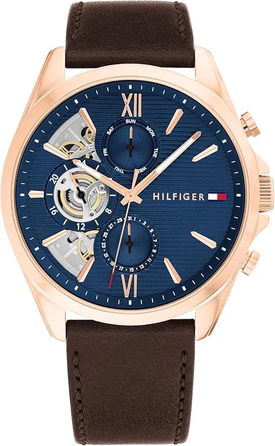 Tommy Hilfiger Men's Quartz Multifunction Watch - Stainless Steel - 5ATM/50 Meters Water Resistance - A Timeless, Modern Classic - Gift for Him - 43.5mm