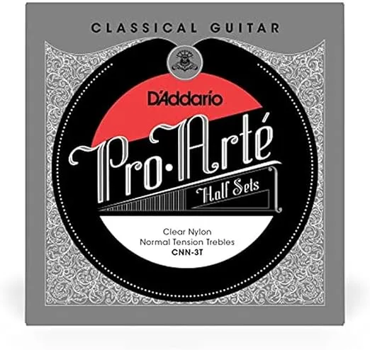 D'Addario CNN-3T Nylon Classical Guitar Strings, Medium