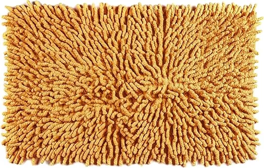 Kassatex Bambini Basics Bath Rug, 20X32, Orange