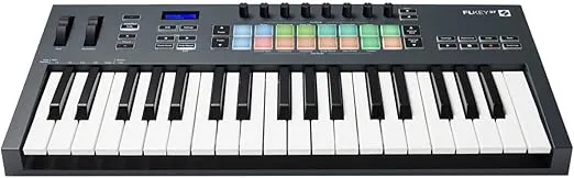 Novation FLkey 37 MIDI Keyboard - Seamless FL Studio Integration with Chord Mode and Scale Mode. All the software you need for Music Production