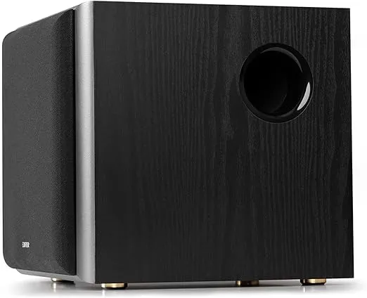 Edifier M601DB Bookshelf Coaxial Bluetooth with Optical & Auxiliary Speakers with 8 Inch Wireless Subwoofer, 2.1 Computer System Bluetooth 5.1 AptX,110W RMS, Black