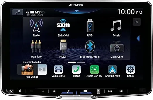 Alpine iLX-F509 Halo9 Multimedia Receiver with 9-inch Floating HD Touchscreen Display